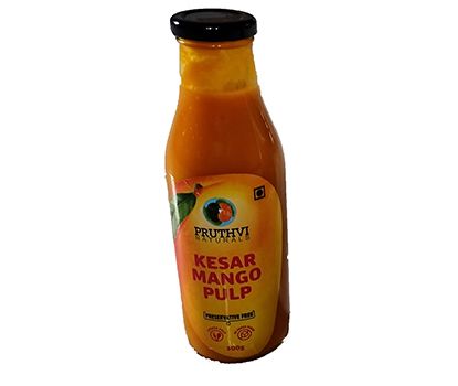 Picture of 100% Organic And Preservative Free Mango Pulp Bottle