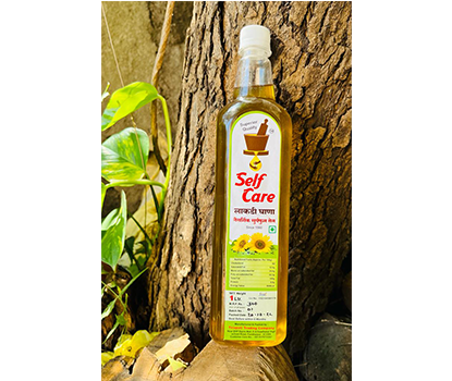 Picture of Selfcare wooden pressed oil Sunflower oil