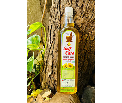 Picture of Selfcare wooden pressed oil Sunflower oil